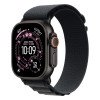 Apple Watch Ultra 3 GPS + Cellular 49mm Black Titanium Case, Alpine Loop (Black)